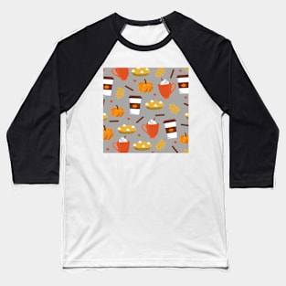 love pumpkin spice grey gray Baseball T-Shirt